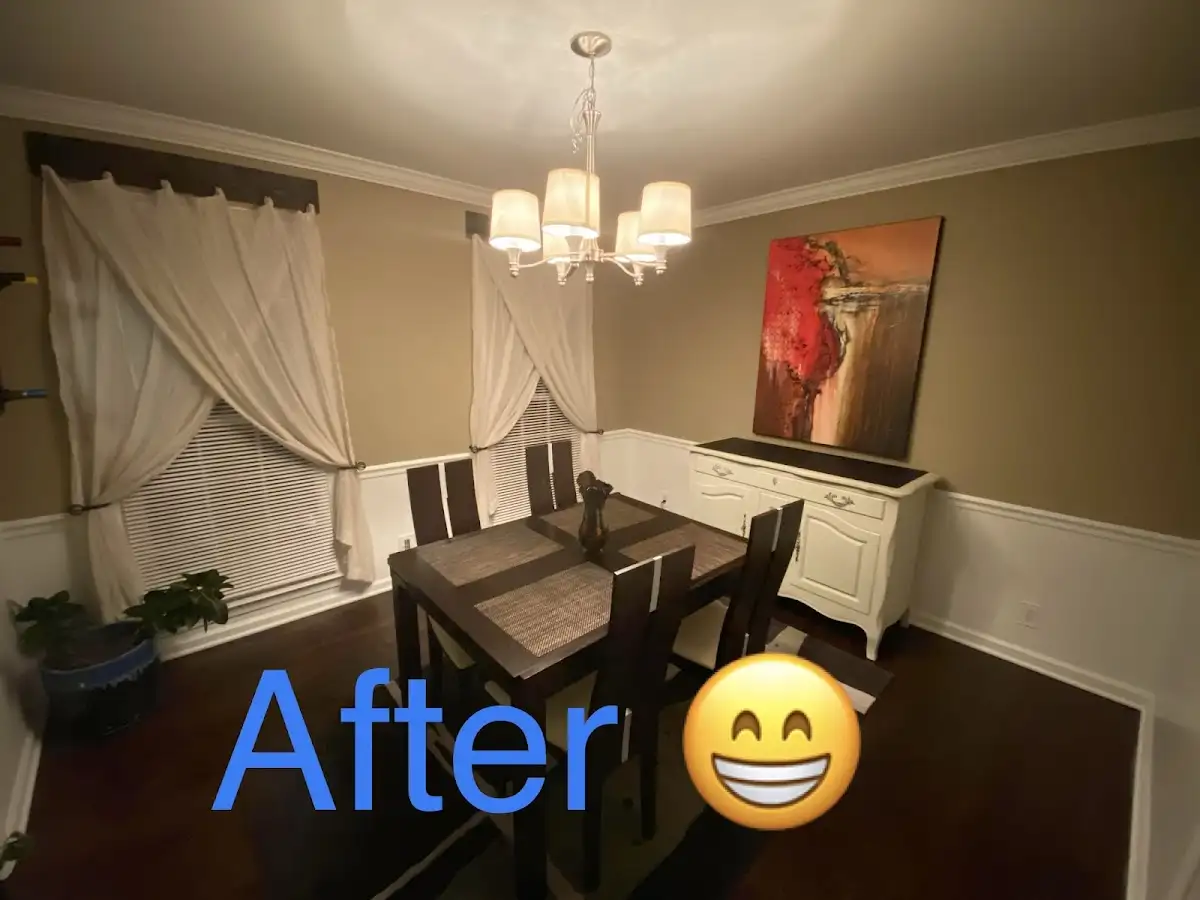 Professional dining room restoration after water damage in Seabrook